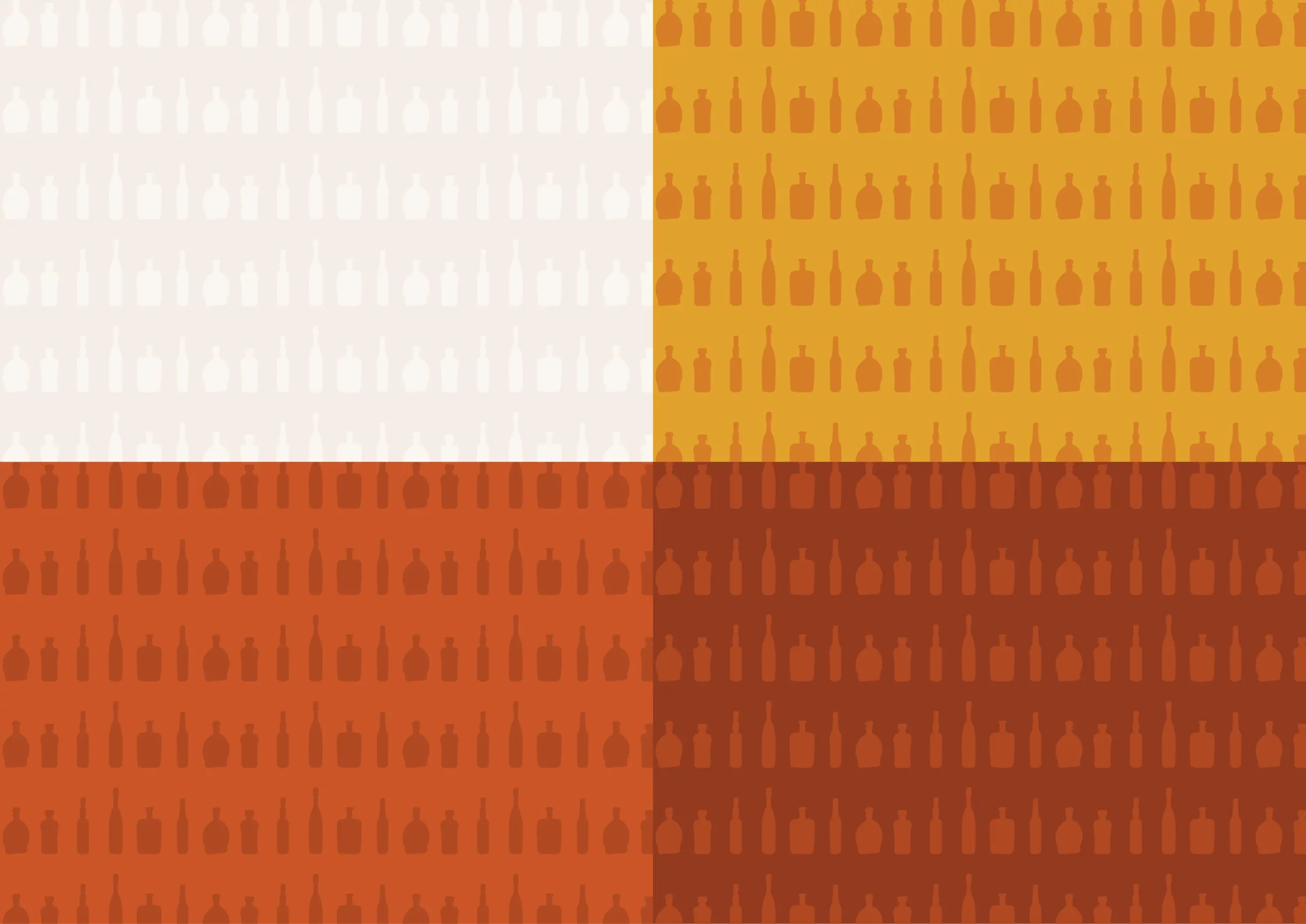 Les motifs et les aplats de couleurs de l'univers de marque des Jolies Quilles