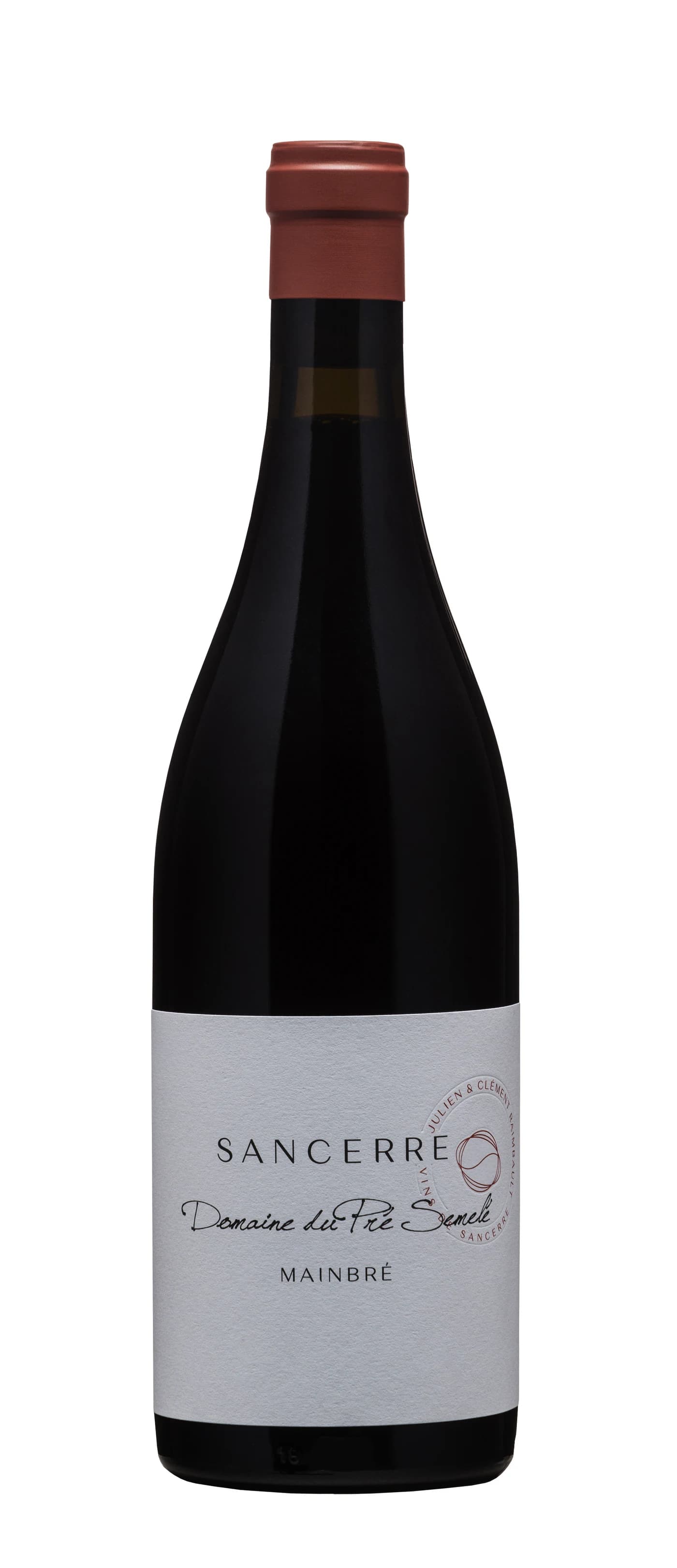 L'étiquette du Domaine du Pré Semelé après la refonte, appellation Sancerre