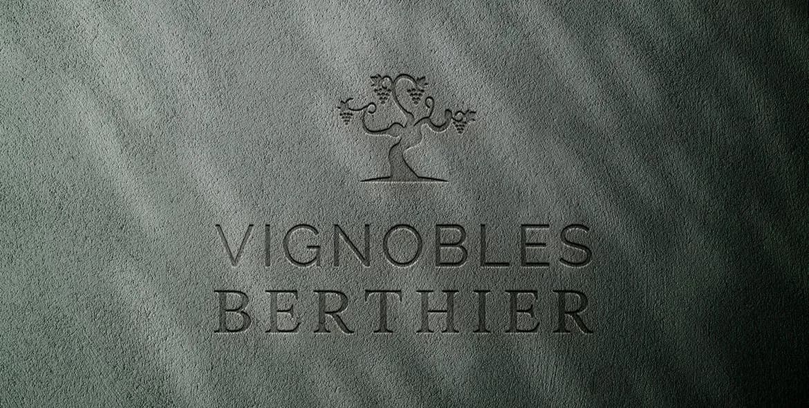 La refonte du logo du Vignoble Berthier