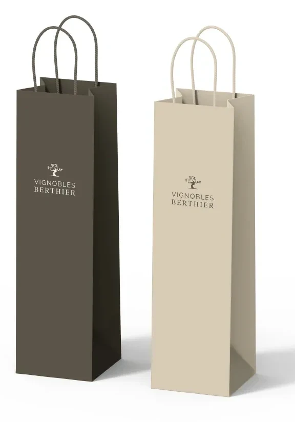 Le sac à bouteille personnalisé du Vignoble Berthier