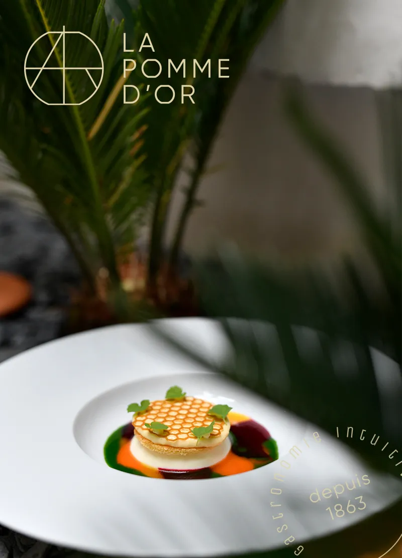 Logo de La pomme d'or, restaurant étoilé à Sancerre