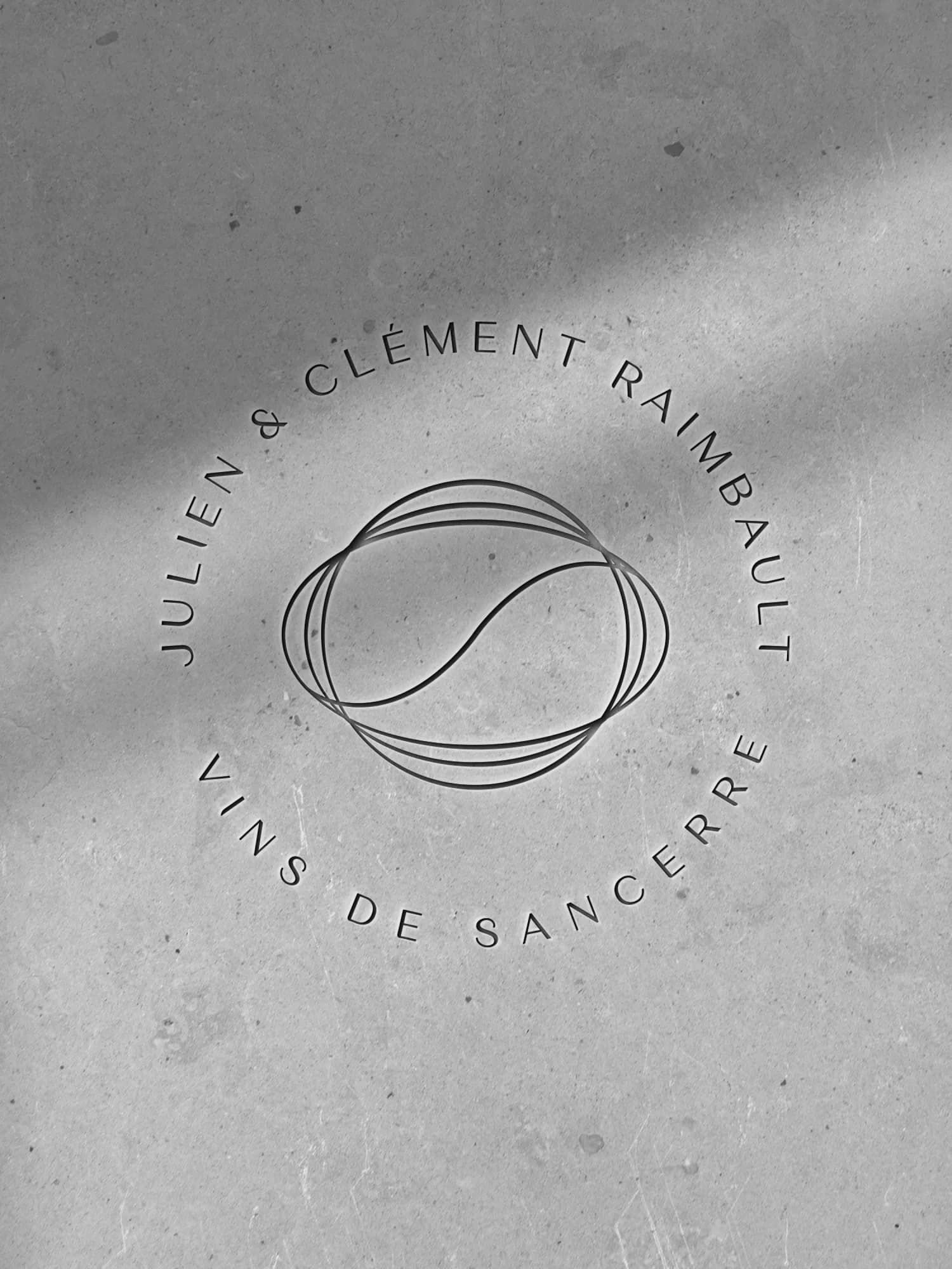 Le symbole en constellation du Domaine du Pré Semelé, gravé en creux